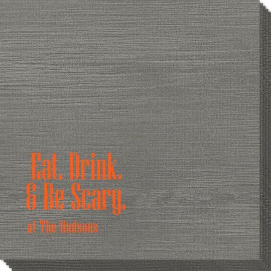Eat Drink & Be Scary Bamboo Luxe Napkins
